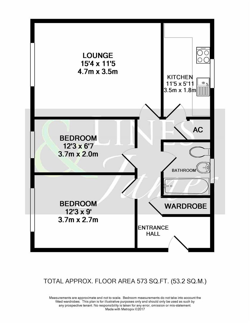 Floorplan for Comptons Court, Horsham